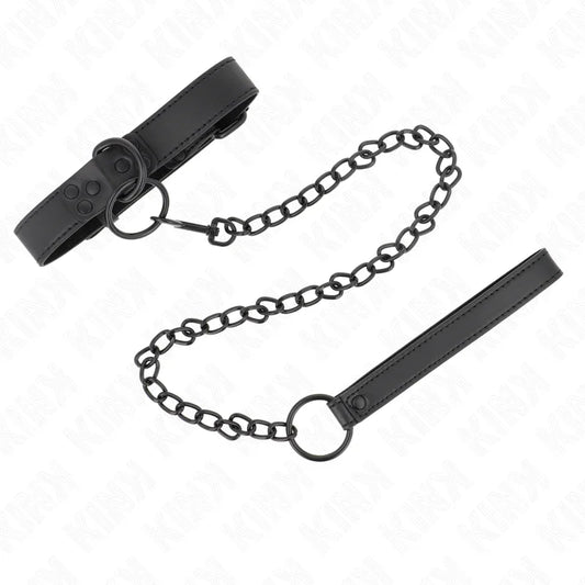 KINK - COLLAR CON CORREA 65 CM OSCURO AJUSTABLE 37-54 CM X 3 CM - Nuvica