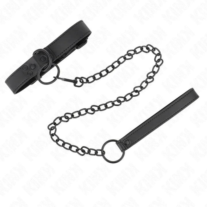 KINK - COLLAR CON CORREA 65 CM OSCURO AJUSTABLE 37-54 CM X 3 CM - Nuvica