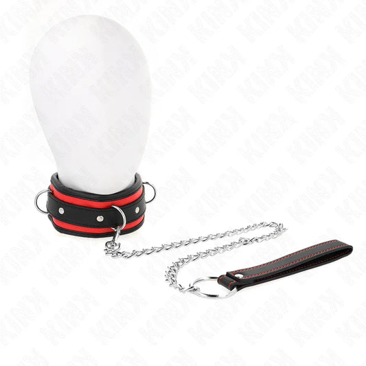 KINK - COLLAR CON CORREA 65 CM PESADO MODELO 2 AJUSTABLE 36.5-50 CM - Nuvica