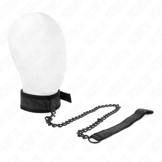 KINK - COLLAR CON CORREA 77 CM MODELO BÁSICO MODELO 5 AJUSTABLE 34-54 CM X 5 CM - Nuvica