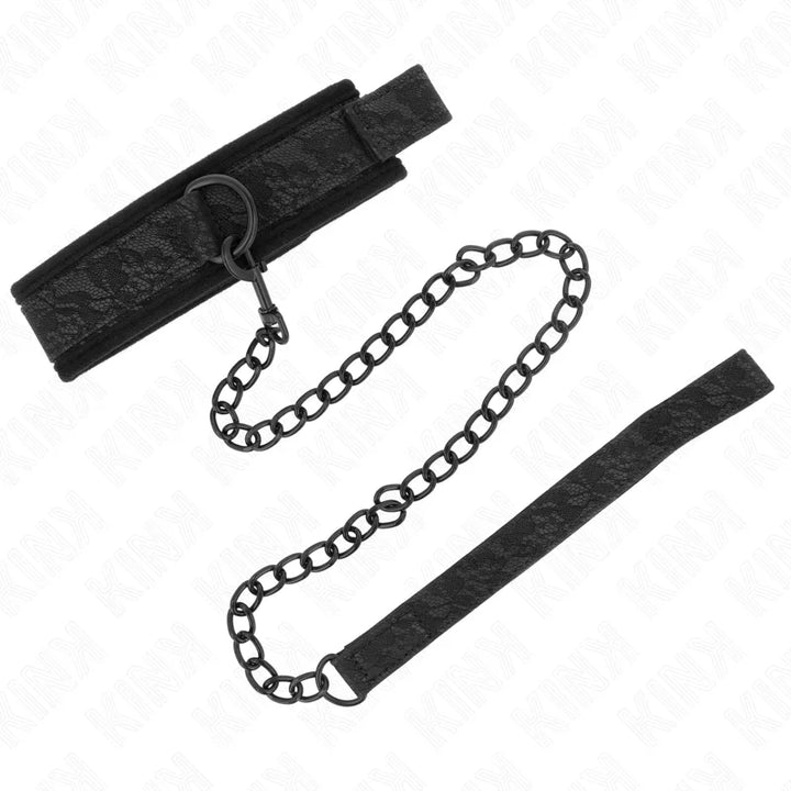 KINK - COLLAR CON CORREA 77 CM MODELO BÁSICO MODELO 5 AJUSTABLE 34-54 CM X 5 CM - Nuvica