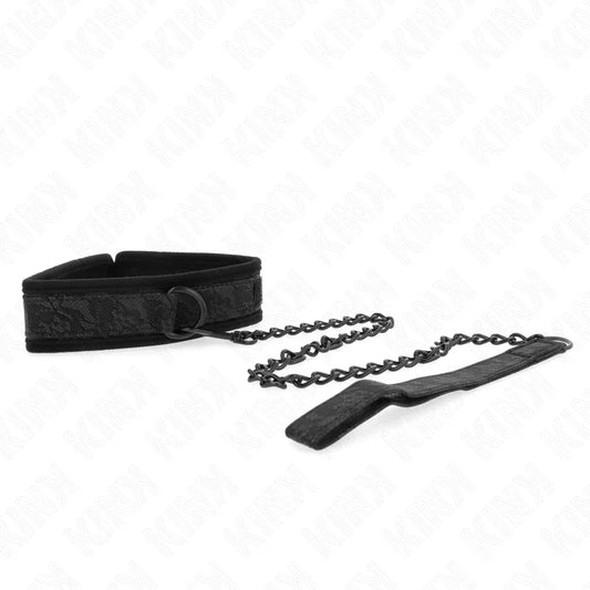 KINK - COLLAR CON CORREA 77 CM MODELO BÁSICO MODELO 5 AJUSTABLE 34-54 CM X 5 CM - Nuvica