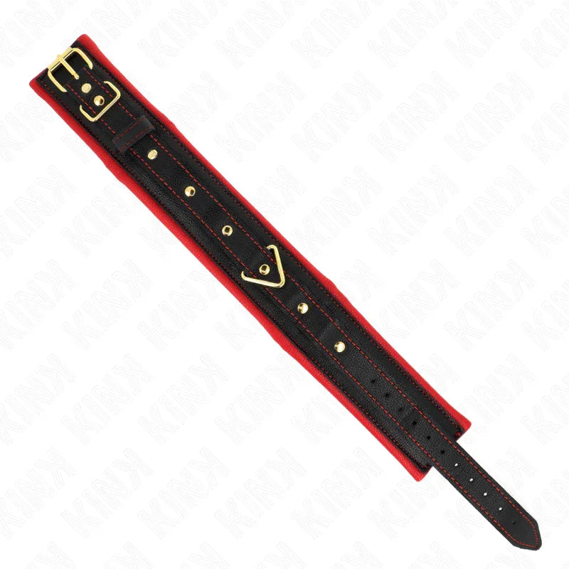 KINK - COLLAR CON CORREA DE TEJIDO LISO AJUSTABLE 33-48 CM X 5.7 CM - Nuvica