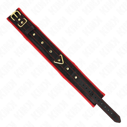 KINK - COLLAR CON CORREA DE TEJIDO LISO AJUSTABLE 33-48 CM X 5.7 CM - Nuvica