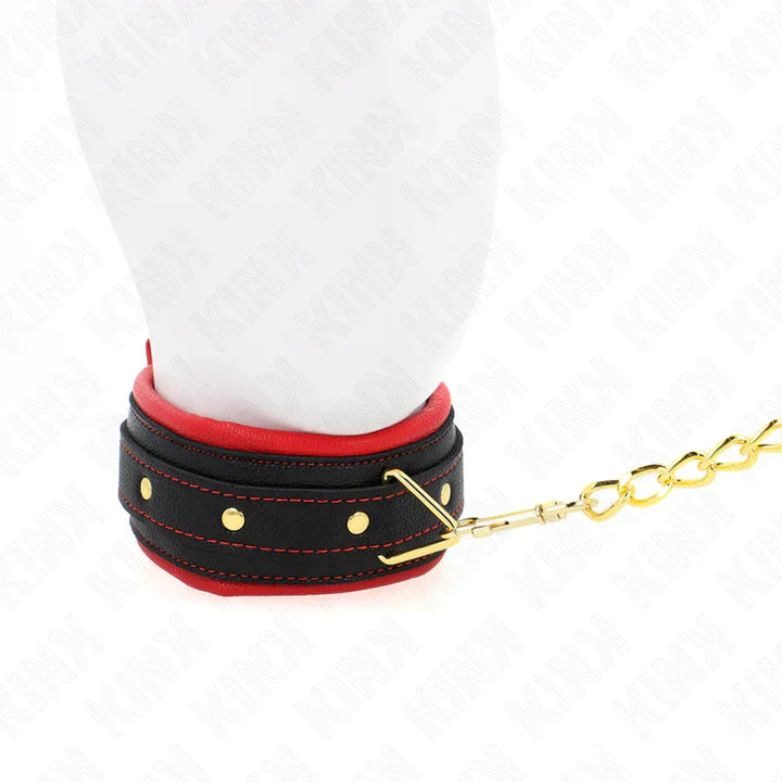 KINK - COLLAR CON CORREA DE TEJIDO LISO AJUSTABLE 33-48 CM X 5.7 CM - Nuvica