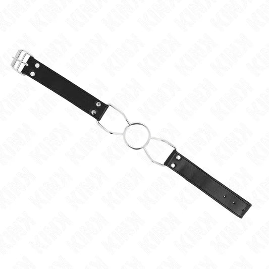 KINK - MORDAZA 60 X 3 CM BOCA DE ARAÑA TALLA M 4.5 CM - Nuvica