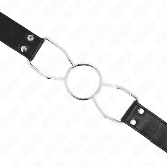 KINK - MORDAZA 60 X 3 CM BOCA DE ARAÑA TALLA M 4.5 CM - Nuvica