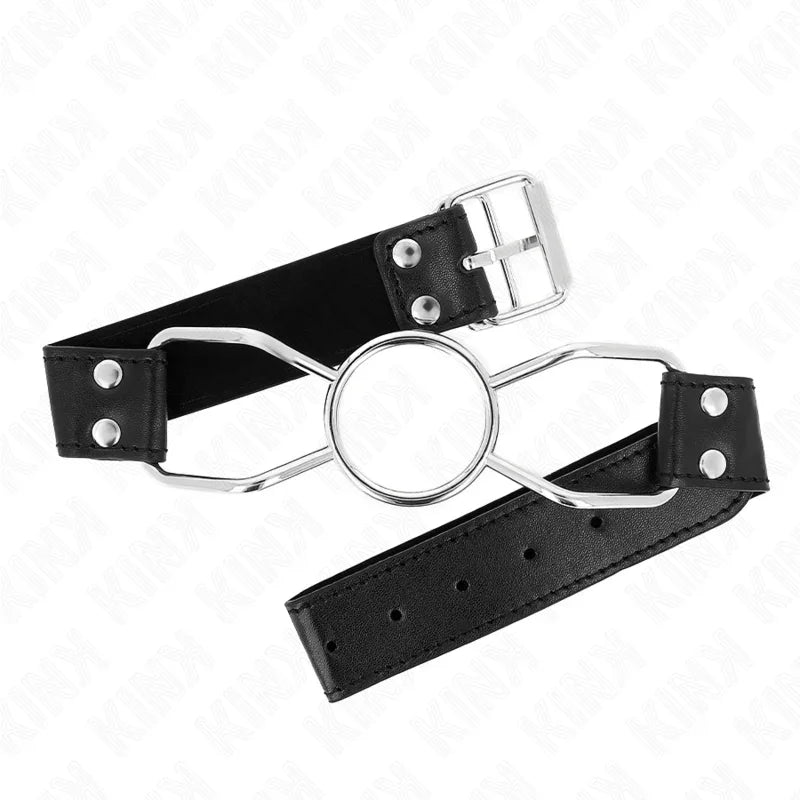 KINK - MORDAZA 60 X 3 CM BOCA DE ARAÑA TALLA M 4.5 CM - Nuvica
