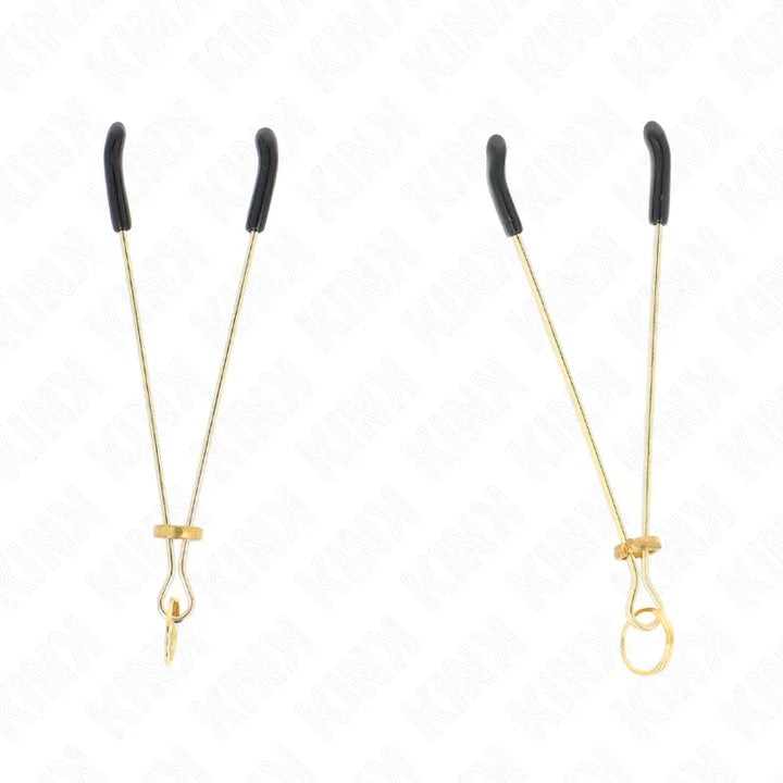 KINK - PINZAS PARA PEZONES FINA DORADO 7 CM - Nuvica