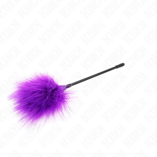 KINK - PLUMAS PARA COSQUILLAS MORADO USADO PARA EL KIT BONDAGE 27 CM - Nuvica