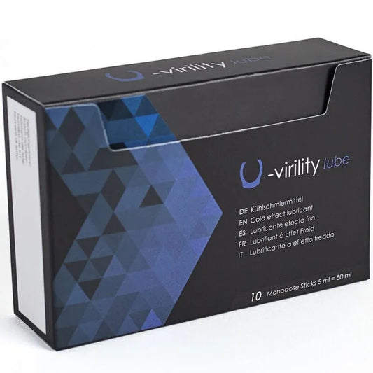 500 COSMETICS - U-VIRILITY LUBE LUBRICANTE EFECTO FRIO 10 X 5 ML - Nuvica