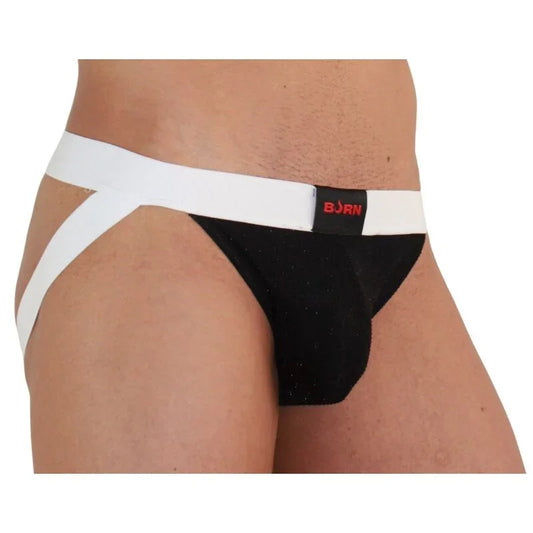 BURN - 004 JOCK BRILLANTE NEGRO / BLANCO S - Nuvica