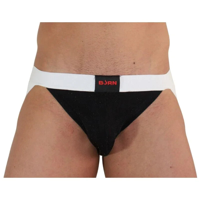 BURN - 004 JOCK BRILLANTE NEGRO / BLANCO S - Nuvica
