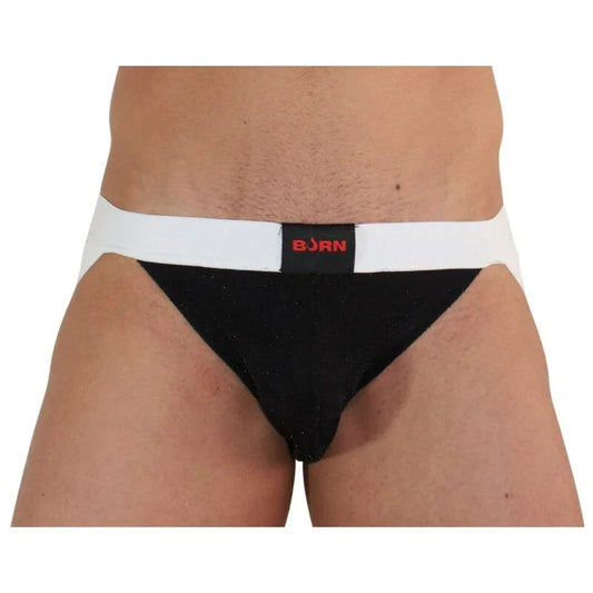 BURN - 004 JOCK BRILLANTE NEGRO / BLANCO S - Nuvica
