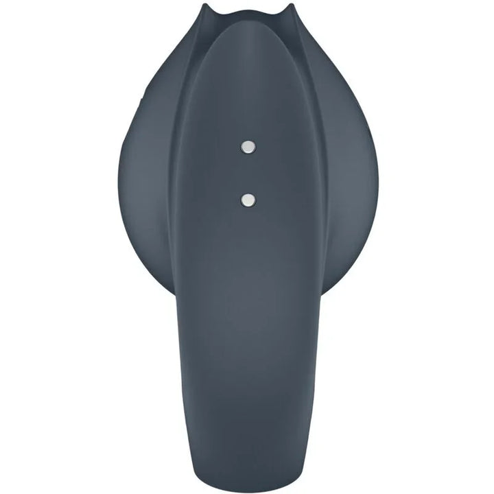SATISFYER - PERFECT PAIR 2 MULTIVIBRADOR 2 EN 1 ANILLO PARA PENE & ESTIMULADOR DE DEDO GRIS - Nuvica