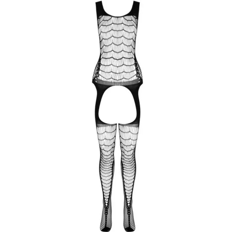 PASSION - BS 104 BODYSTOCKING NEGRO TALLA ÚNICA - Nuvica