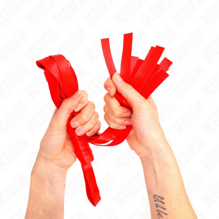 KINK - LÁTIGO DE COLA ANCHA ROJO 48.5 CM - Nuvica