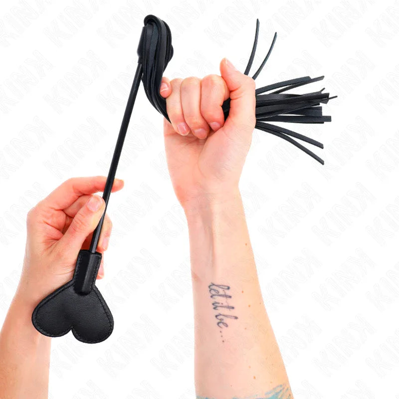 KINK - LÁTIGO DE GAMA CON PALETA CORAZÓN 35 CM - Nuvica