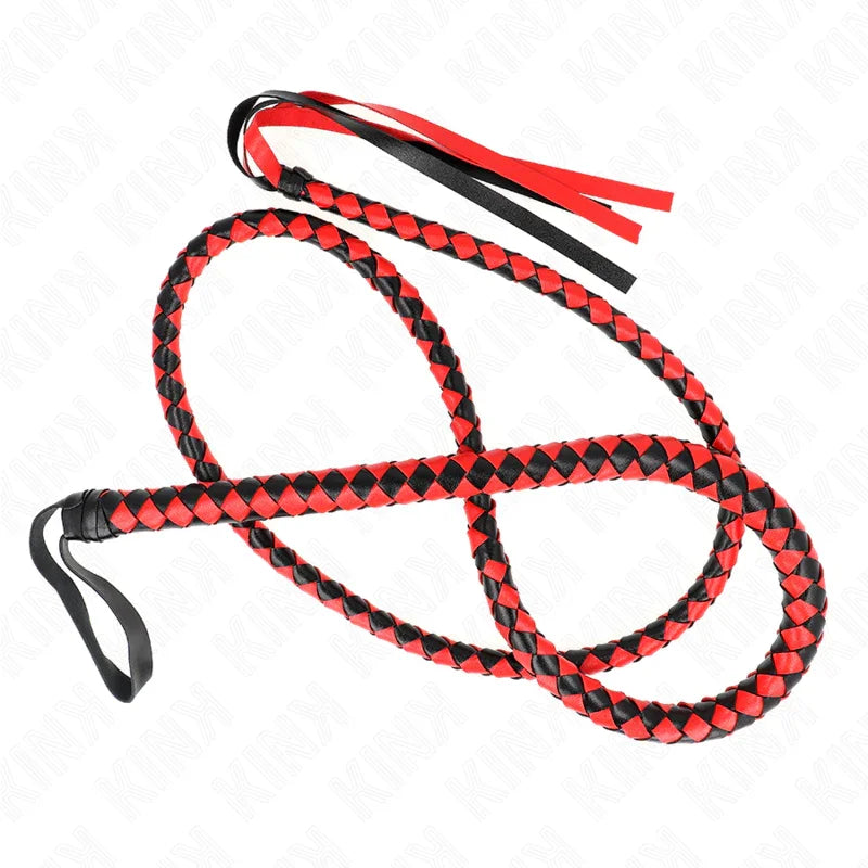 KINK - LÁTIGO DE SERPIENTE LARGO ROJO 210 CM - Nuvica