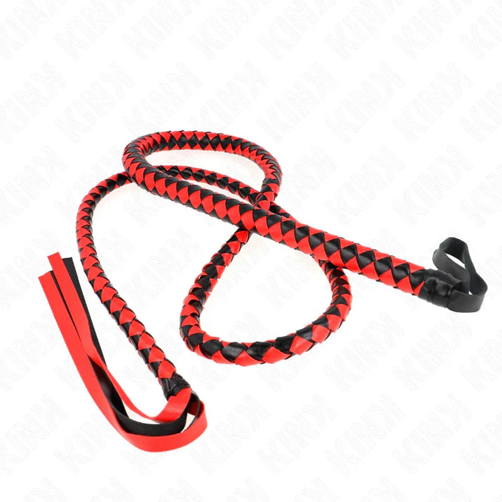 KINK - LÁTIGO DE SERPIENTE LARGO ROJO 210 CM - Nuvica