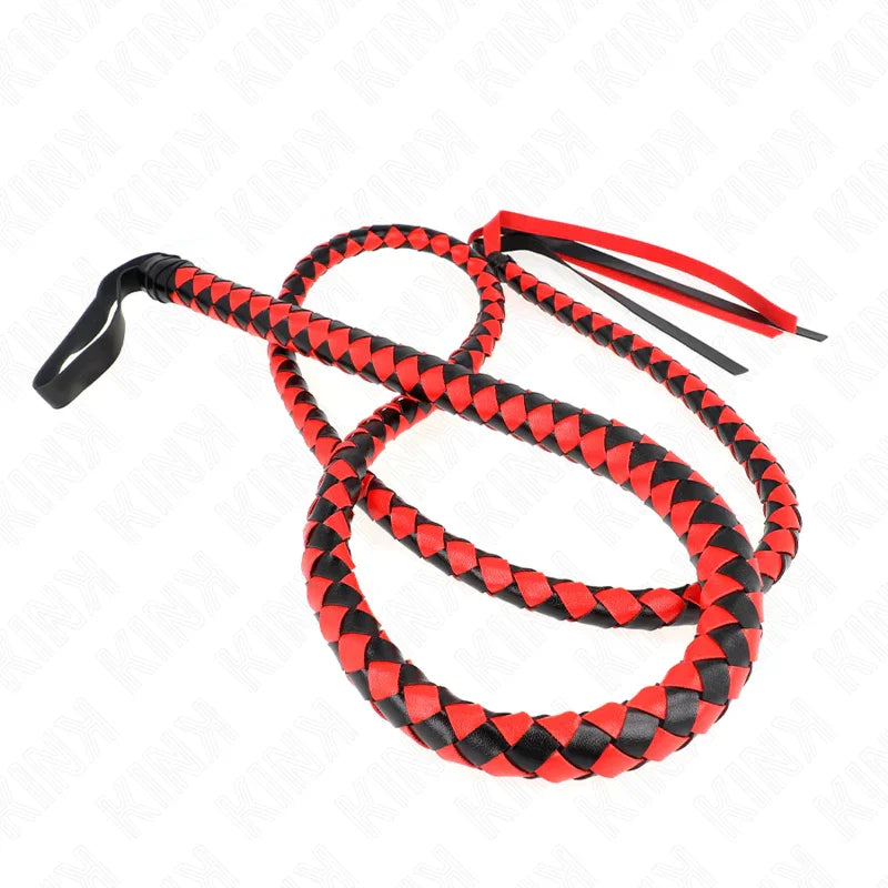 KINK - LÁTIGO DE SERPIENTE LARGO ROJO 210 CM - Nuvica