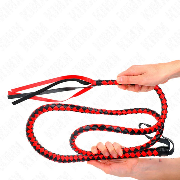 KINK - LÁTIGO DE SERPIENTE LARGO ROJO 210 CM - Nuvica