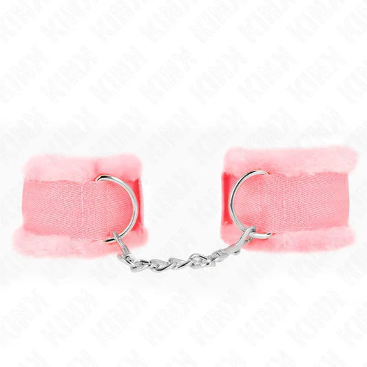 KINK - MUÑEQUERAS FORRADA ROSA AJUSTABLE 17-31 CM X 7 CM - Nuvica