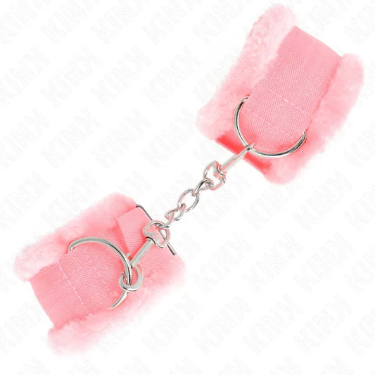KINK - MUÑEQUERAS FORRADA ROSA AJUSTABLE 17-31 CM X 7 CM - Nuvica