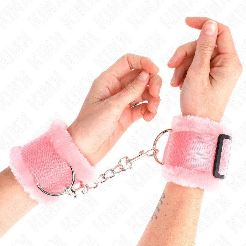 KINK - MUÑEQUERAS FORRADA ROSA AJUSTABLE 17-31 CM X 7 CM - Nuvica