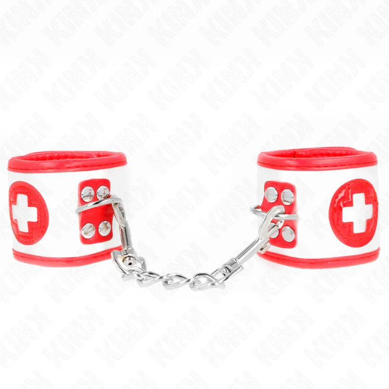 KINK - MUÑEQUERAS MINI ENFERMERA AJUSTABLE 18-23 CM X 5 CM - Nuvica