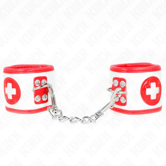 KINK - MUÑEQUERAS MINI ENFERMERA AJUSTABLE 18-23 CM X 5 CM - Nuvica