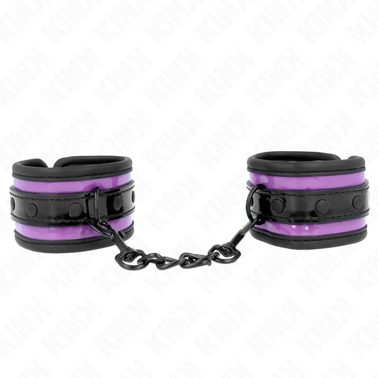 KINK - MUÑEQUERAS NEOPRENO LILA AJUSTABLE 21-28 CM X 5 CM - Nuvica