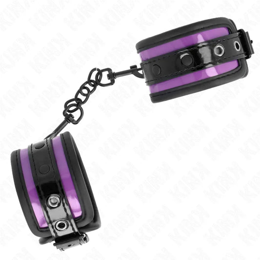 KINK - MUÑEQUERAS NEOPRENO LILA AJUSTABLE 21-28 CM X 5 CM - Nuvica