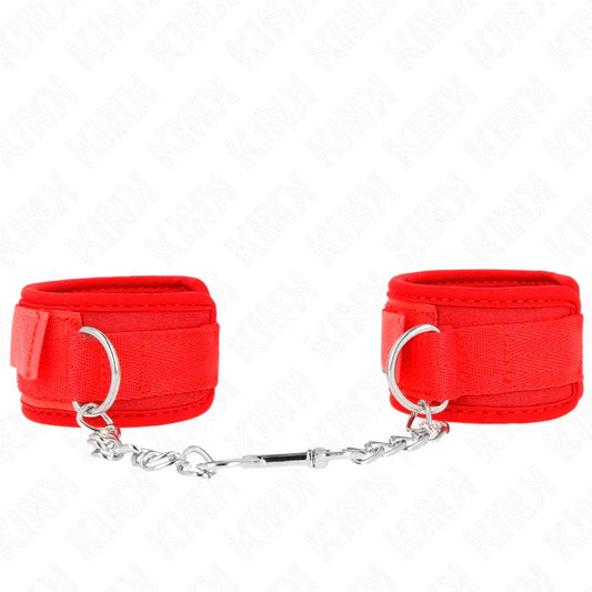 KINK - MUÑEQUERAS NEOPRENO ROJO 42 X 5 CM - Nuvica