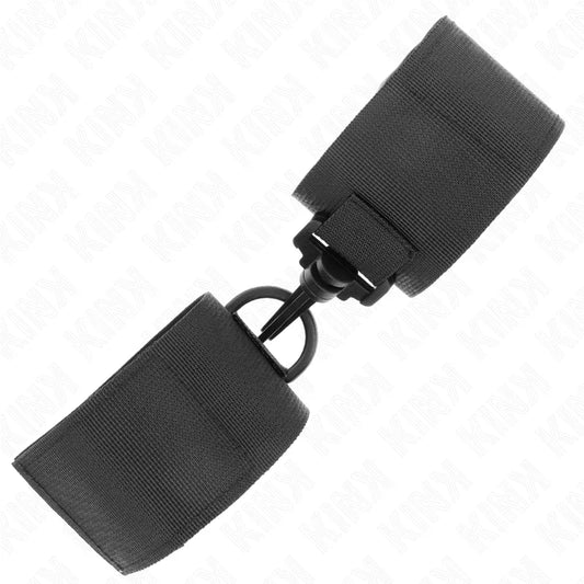 KINK - MUÑEQUERAS NYLON NEGRO - Nuvica