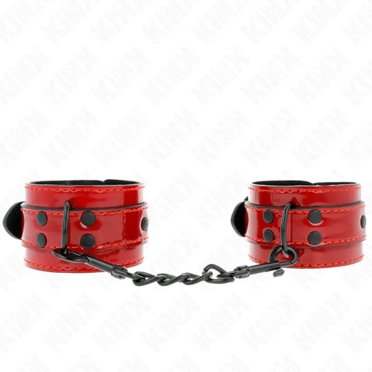 KINK - MUÑEQUERAS ROJO OSCURO 23 X 5 CM - Nuvica