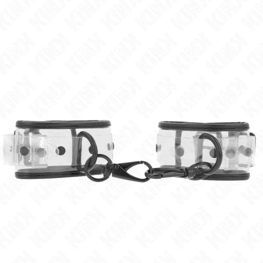 KINK - MUÑEQUERAS TRANSPARENTES AJUSTABLE 18-30 CM X 5.5 CM - Nuvica