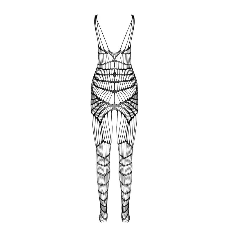 PASSION - BS 102 BODYSTOCKING NEGRO TALLA ÚNICA - Nuvica