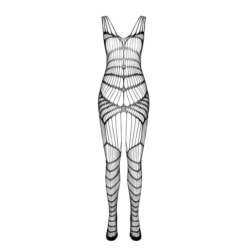PASSION - BS 102 BODYSTOCKING ROJO TALLA ÚNICA - Nuvica