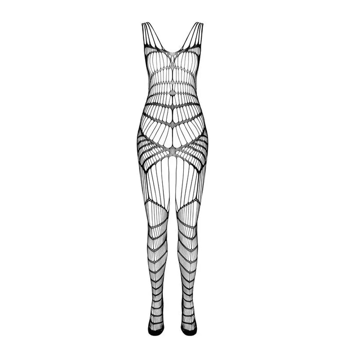 PASSION - BS 102 BODYSTOCKING ROJO TALLA ÚNICA - Nuvica