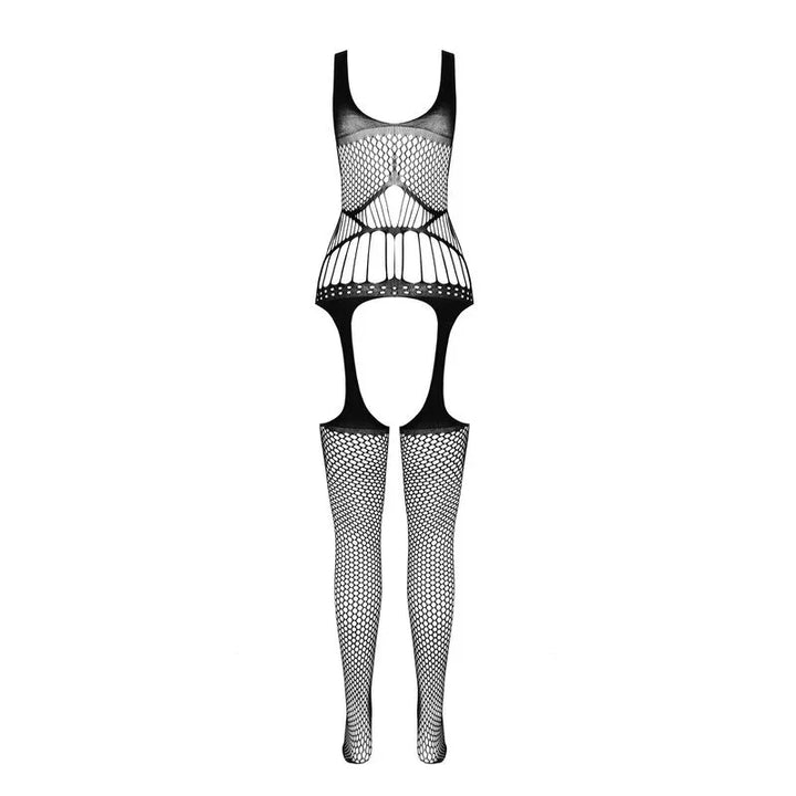 PASSION - BS 106 BODYSTOCKING NEGRO TALLA ÚNICA - Nuvica
