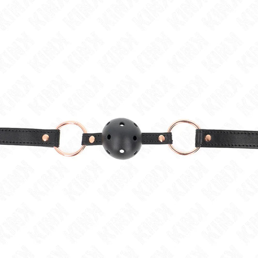 KINK - MORDAZA DE BOLA 4 CM DE TPE PREMIUM 60 x 2 CM - Nuvica