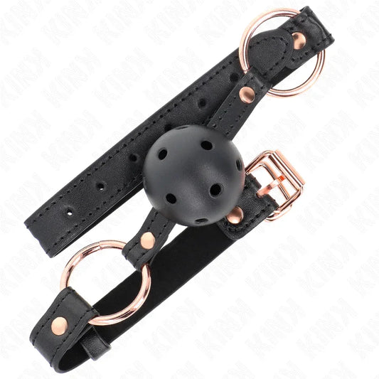 KINK - MORDAZA DE BOLA 4 CM DE TPE PREMIUM 60 x 2 CM - Nuvica