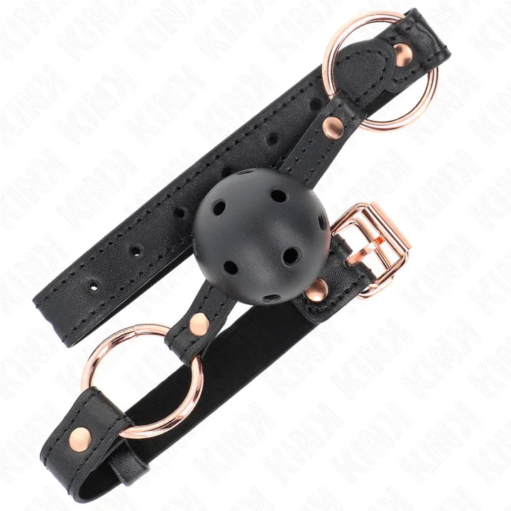 KINK - MORDAZA DE BOLA 4 CM DE TPE PREMIUM 60 x 2 CM - Nuvica