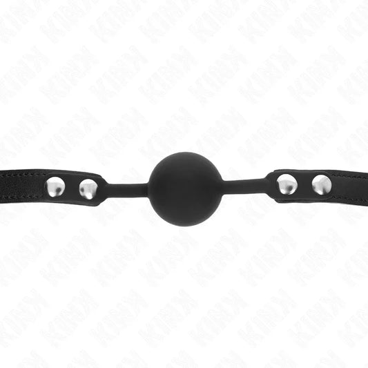 KINK - MORDAZA DE BOLA 4 CM DE SILICONA MODELO 1 60 x 2 CM - Nuvica