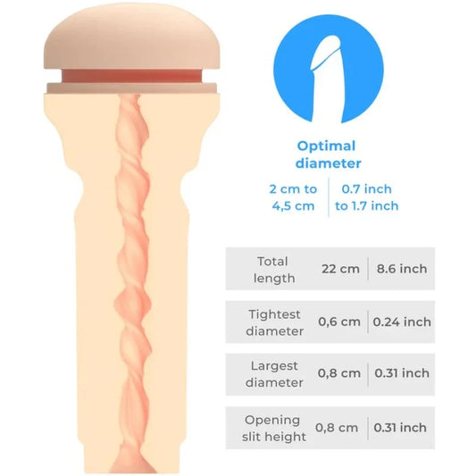 KIIROO - FEEL STROKER MASTURBADOR TRASERO EXTRA APRETADO NATURAL - Nuvica