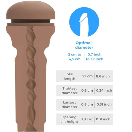 KIIROO - FEEL STROKER MASTURBADOR TRASERO EXTRA APRETADO MULATO - Nuvica