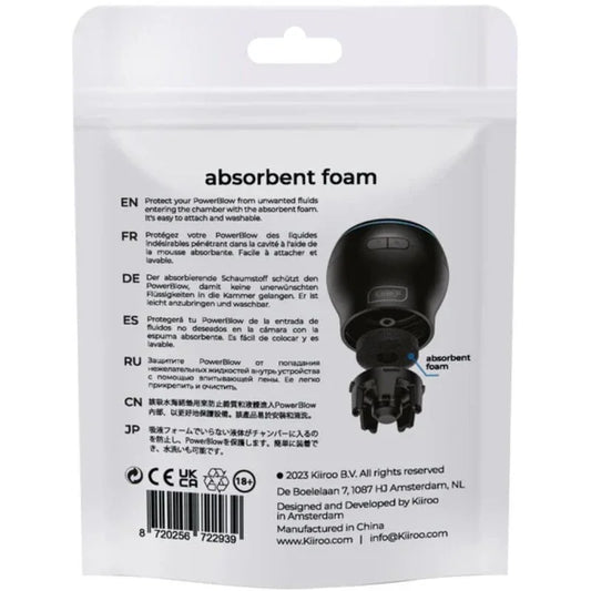 KIIROO - POWER BLOW ESPUMA ABSORBENTE DE RESPUESTO 5 UNIDADES - Nuvica