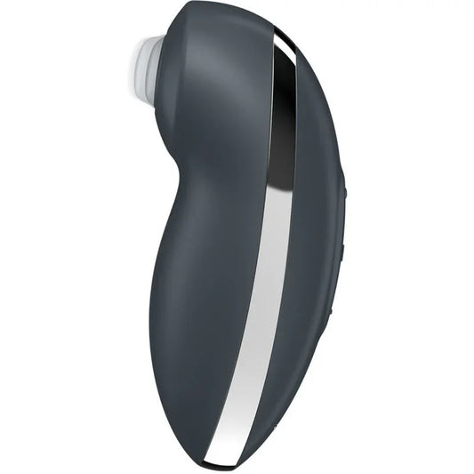 SATISFYER - TAP & CLIMAX 2 VIBRADOR & ESTIMULADOR GRIS - Nuvica