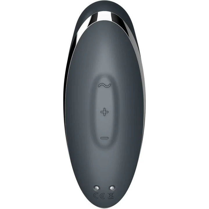 SATISFYER - TAP & CLIMAX 2 VIBRADOR & ESTIMULADOR GRIS - Nuvica